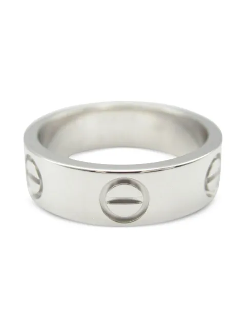 Cartier 2010s 18K white gold Love ring