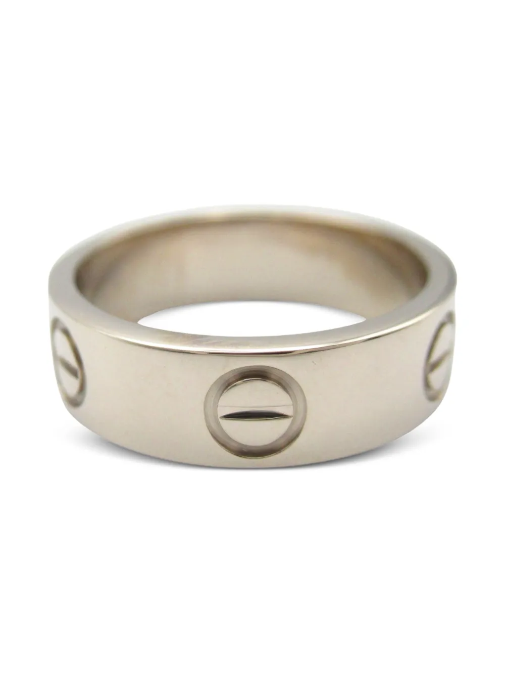 Cartier 2010s 18K white gold Love ring - シルバートーン Cartier 2010s 18K white gold Love ring - シルバートーン