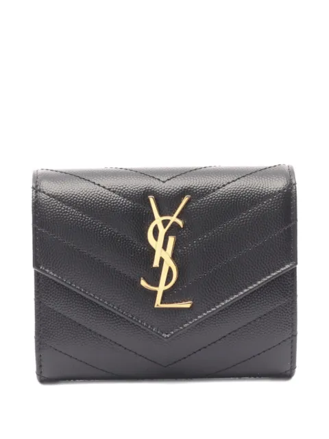 Saint Laurent Pre-Owned 2021 monogram chevron wallet