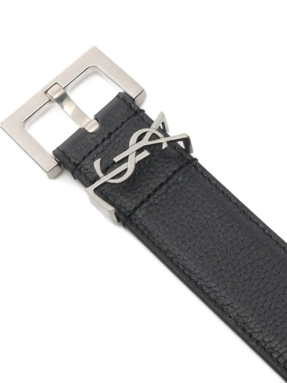 Saint Laurent Pre-Owned 2021 Cassandre leather belt | Women | Image 2