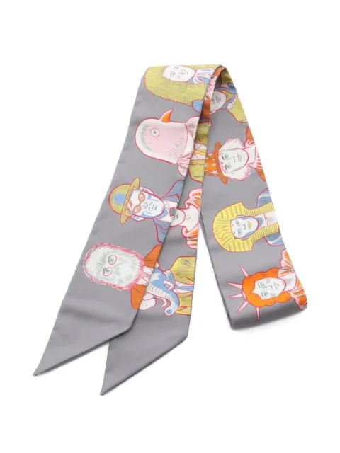 Hermès Pre-Owned 2021 Dress Code ribbon silk scarf