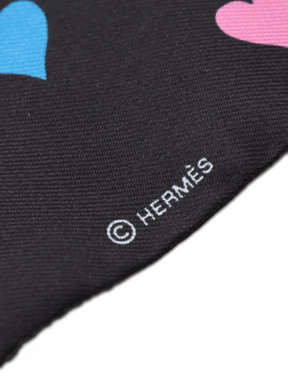Hermès Pre-Owned 2021 Tea Time silk ribbon scarf | Image 2