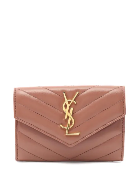 Saint Laurent Pre-Owned 2021 Cassandre leather wallet
