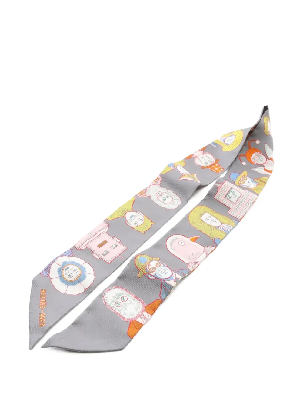 Hermès Pre-Owned 2021 Dress Code ribbon silk scarf | Image 2