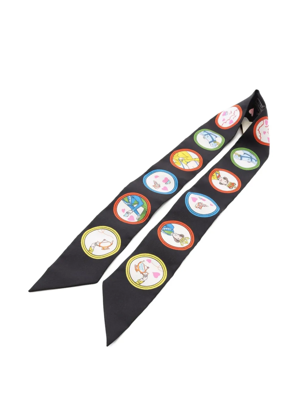 Hermès Pre-Owned 2021 Tea Time silk ribbon scarf | Image 2