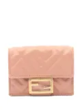 Fendi Pre-Owned 2021 FF logo tri-fold wallet - Pink