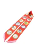 Hermès Pre-Owned 2021 Tea Time twilly scarf - Red