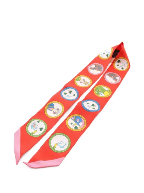Hermès Pre-Owned 2021 Tea Time twilly scarf