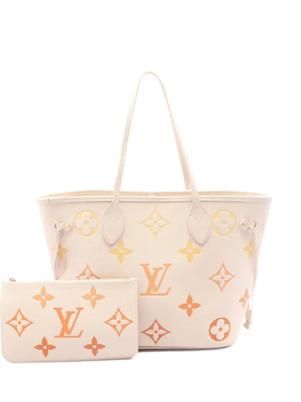 Louis Vuitton Pre-Owned 2010 Neverfull MM Tote Bag Neutrals