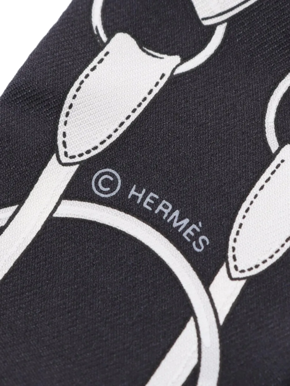 Hermès Pre-Owned 2021 Jumping silk scarf | Image 2