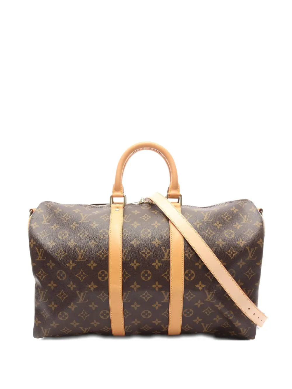 Louis Vuitton Pre-Owned 2004 Keepall Bandouliere 45 monogram travel bag | Brown | Image 1