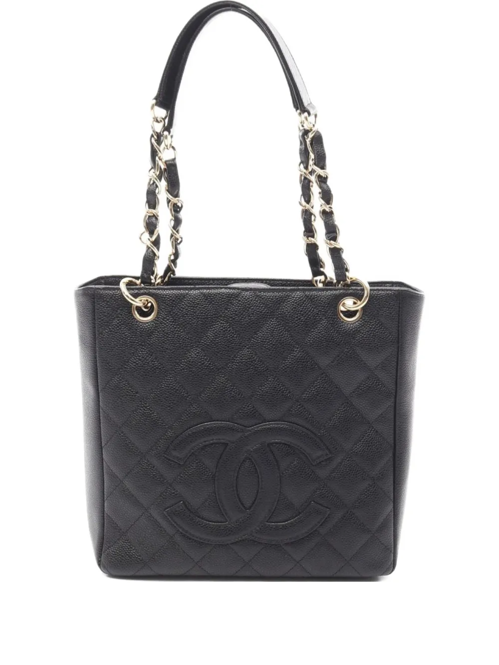 CHANEL Pre-Owned 2003 マトラッセ チェーン ショルダーバッグ - ブラック CHANEL Pre-Owned 2003 マトラッセ チェーン ショルダーバッグ - ブラック