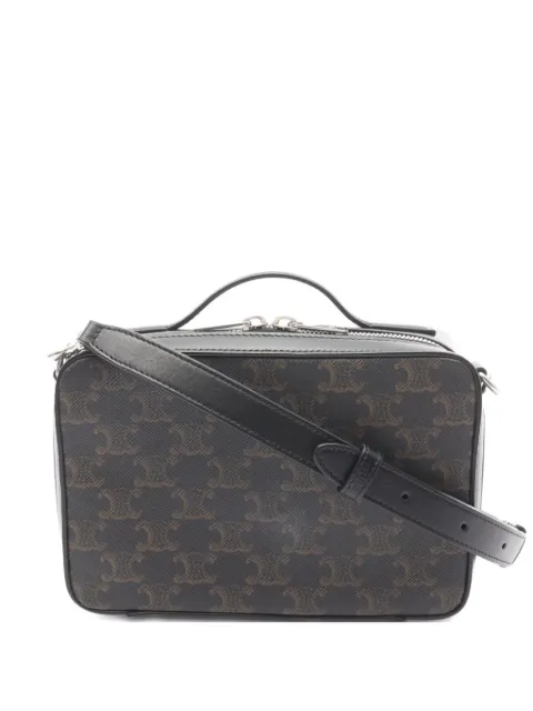 Céline Pre-Owned 2010s mini Triomphe Messenger Box bag