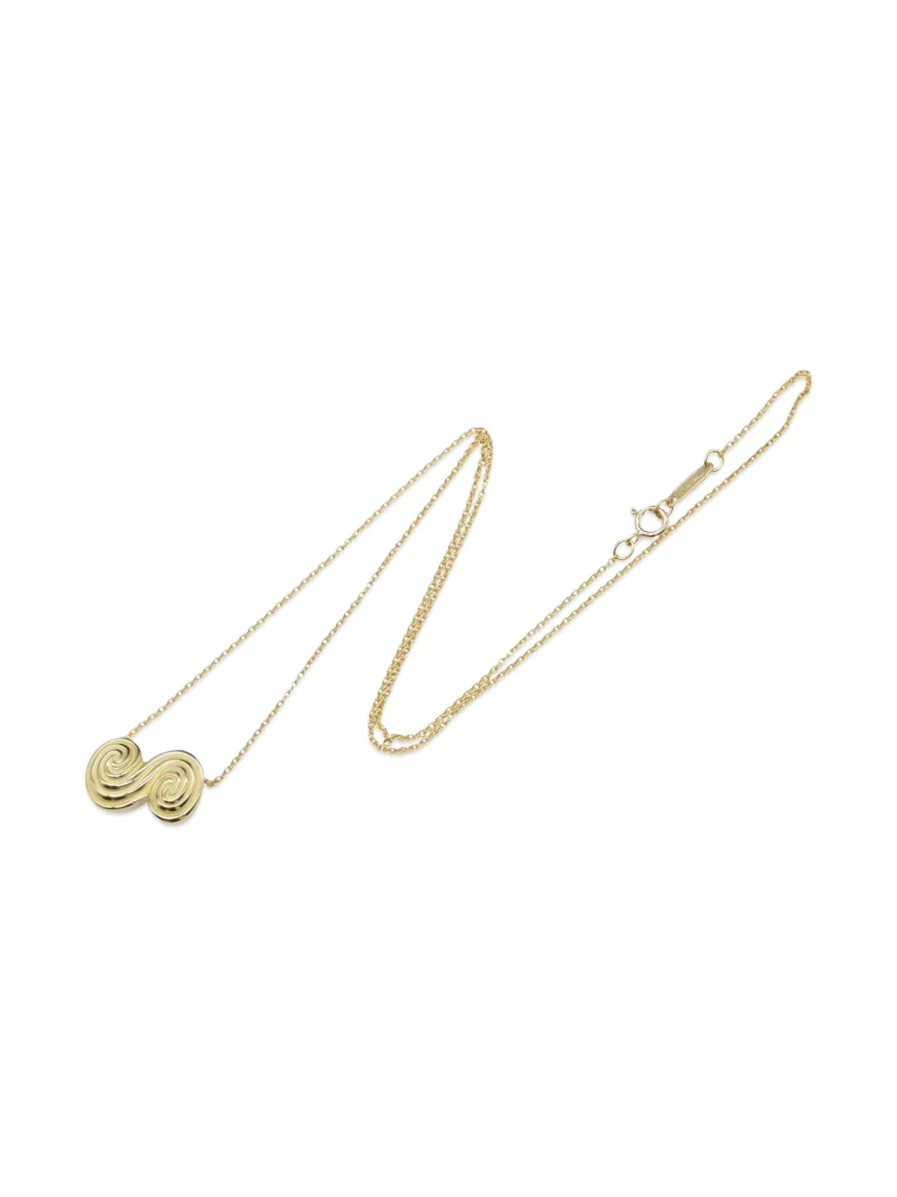 Tiffany & Co. Pre-Owned 2010s 18K yellow gold Swirl necklace | Image 2