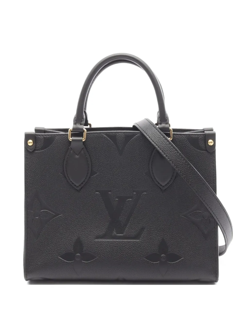 Louis Vuitton Pre-Owned 2021 オン ザ ゴー PM ハンドバッグ - ブラック Louis Vuitton Pre-Owned 2021 オン ザ ゴー PM ハンドバッグ - ブラック