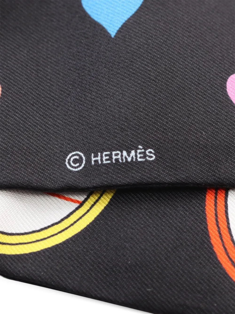 Hermès Pre-Owned 2021 Tea Time silk ribbon scarf | Image 2