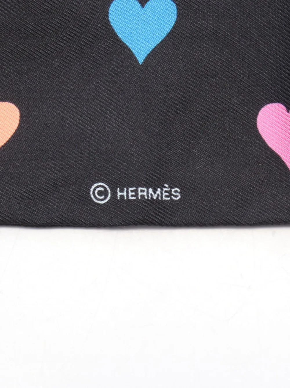 Hermès Pre-Owned 2021 Tea Time silk ribbon scarf | Image 2