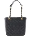 CHANEL Pre-Owned 2012 Interlocking CC-logo tote bag - Black