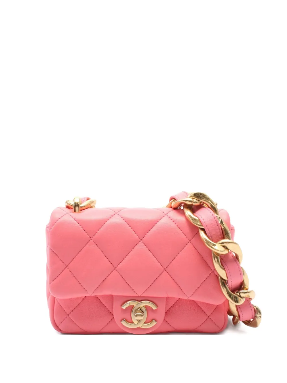 CHANEL Pre-Owned 2021 マトラッセ ショルダーバッグ - ピンク CHANEL Pre-Owned 2021 マトラッセ ショルダーバッグ - ピンク