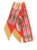 Hermès Pre-Owned 2021 Jumping ribbon scarf - Red