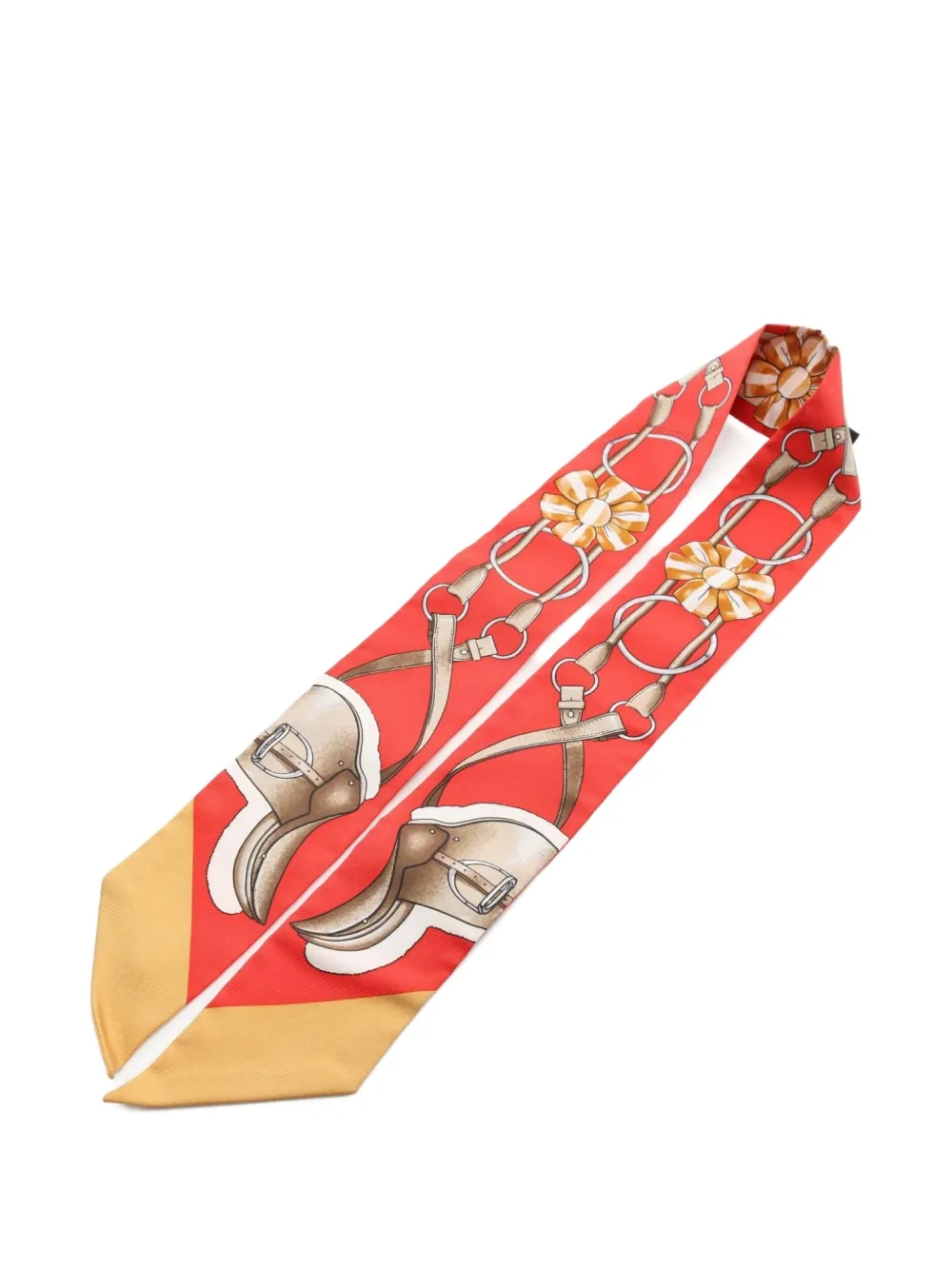 Hermès Pre-Owned 2021 Jumping ribbon scarf | Image 2