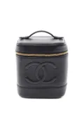 CHANEL Pre-Owned 2004-2005 Coco Mark vanity bag - Black