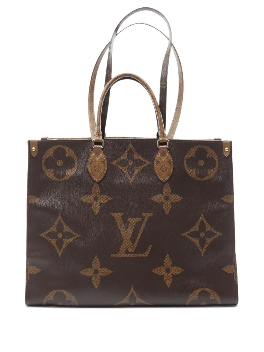 Louis Vuitton Pre-Owned 2019 On-the-Go GM monogram giant reversible tote bag | Brown | Image 1