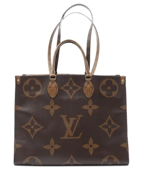 Louis Vuitton Pre-Owned tote On-the-Go GM con monograma gigante y diseño reversible 2019