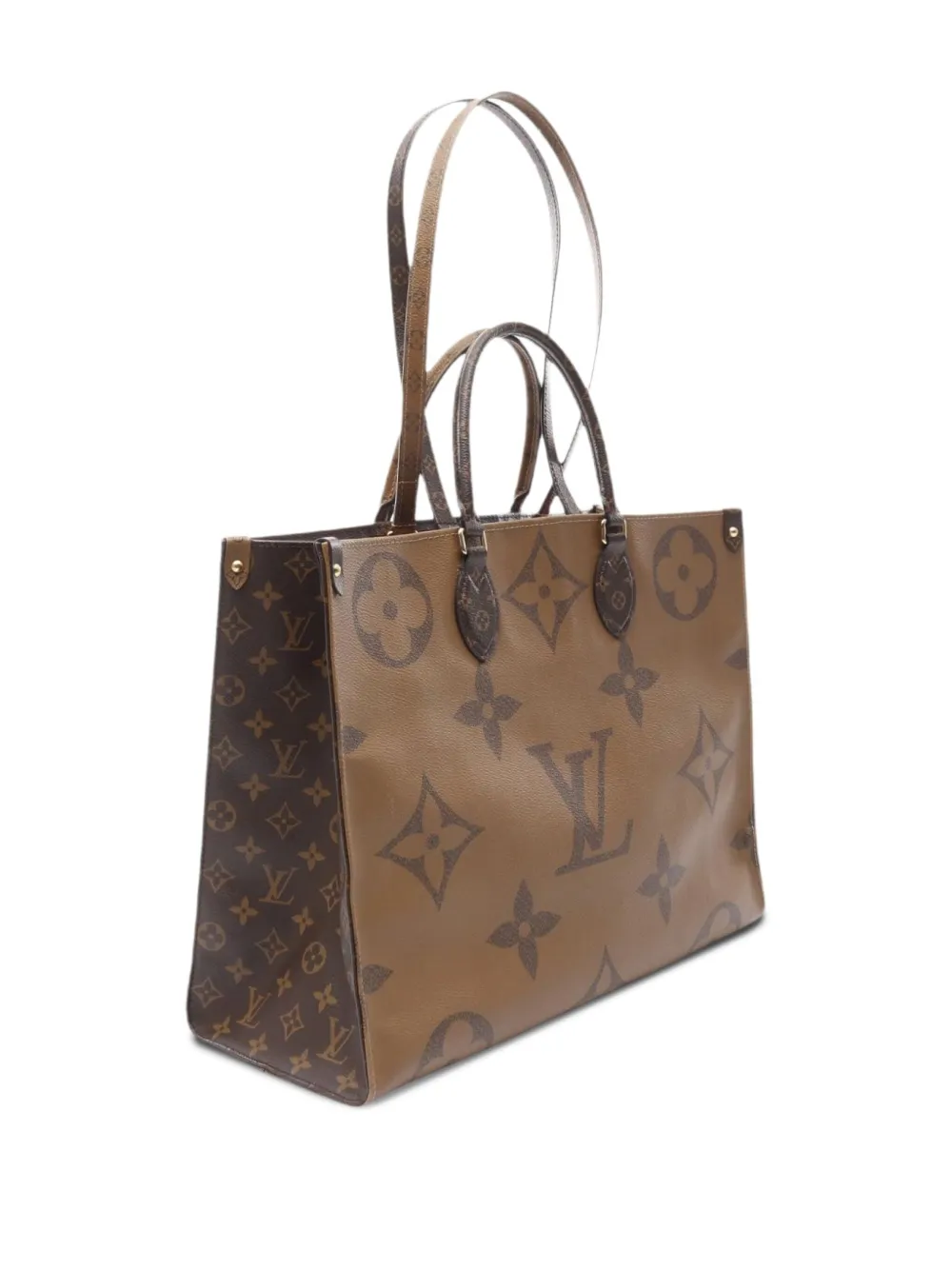 Louis Vuitton Pre-Owned 2019 On-the-Go GM monogram giant reversible tote bag | Pre-Owned | Image 2