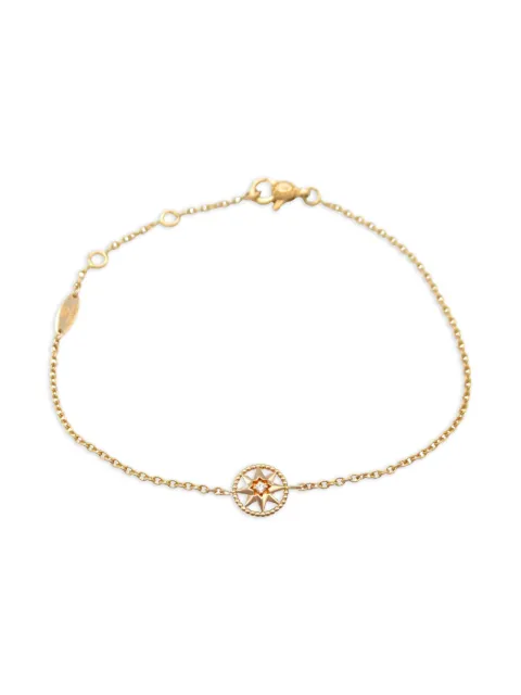 Christian Dior Pre-Owned سوار 'روز ديز فنتس' ذهب وردي عيار 18 مرصع بألماس من عقد 2010