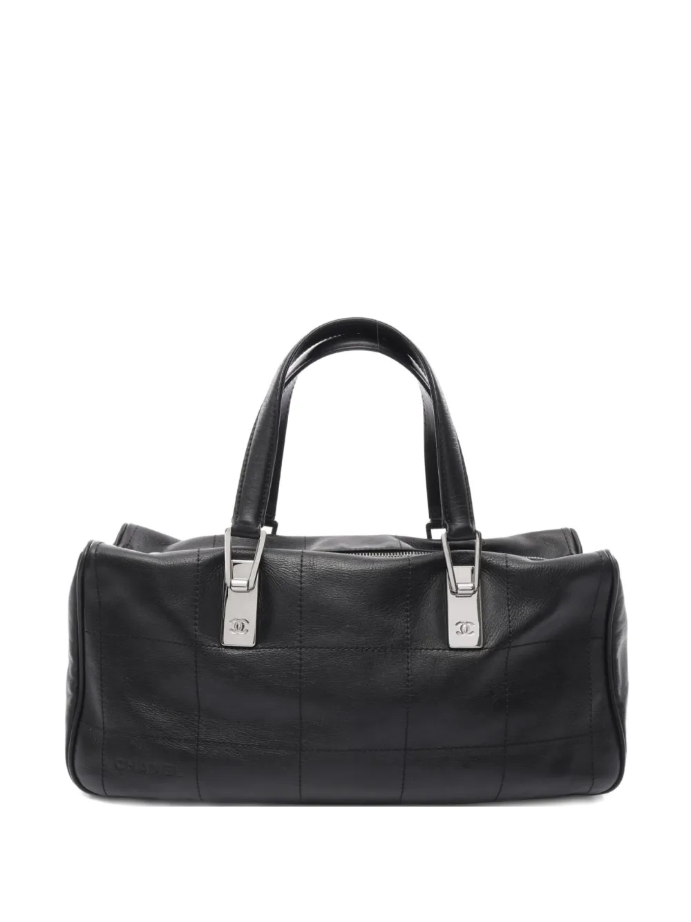 CHANEL Pre-Owned 2003-2004 チョコバー ハンドバッグ ミニ - ブラック CHANEL Pre-Owned 2003-2004 チョコバー ハンドバッグ ミニ - ブラック
