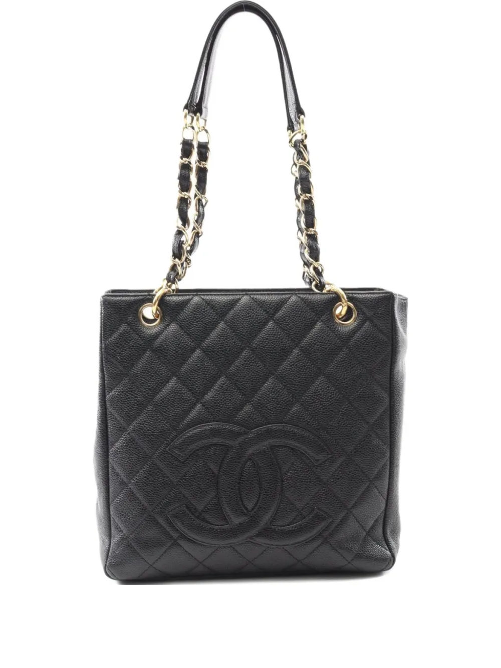 CHANEL Pre-Owned 2003 ココマーク ハンドバッグ - ブラック CHANEL Pre-Owned 2003 ココマーク ハンドバッグ - ブラック