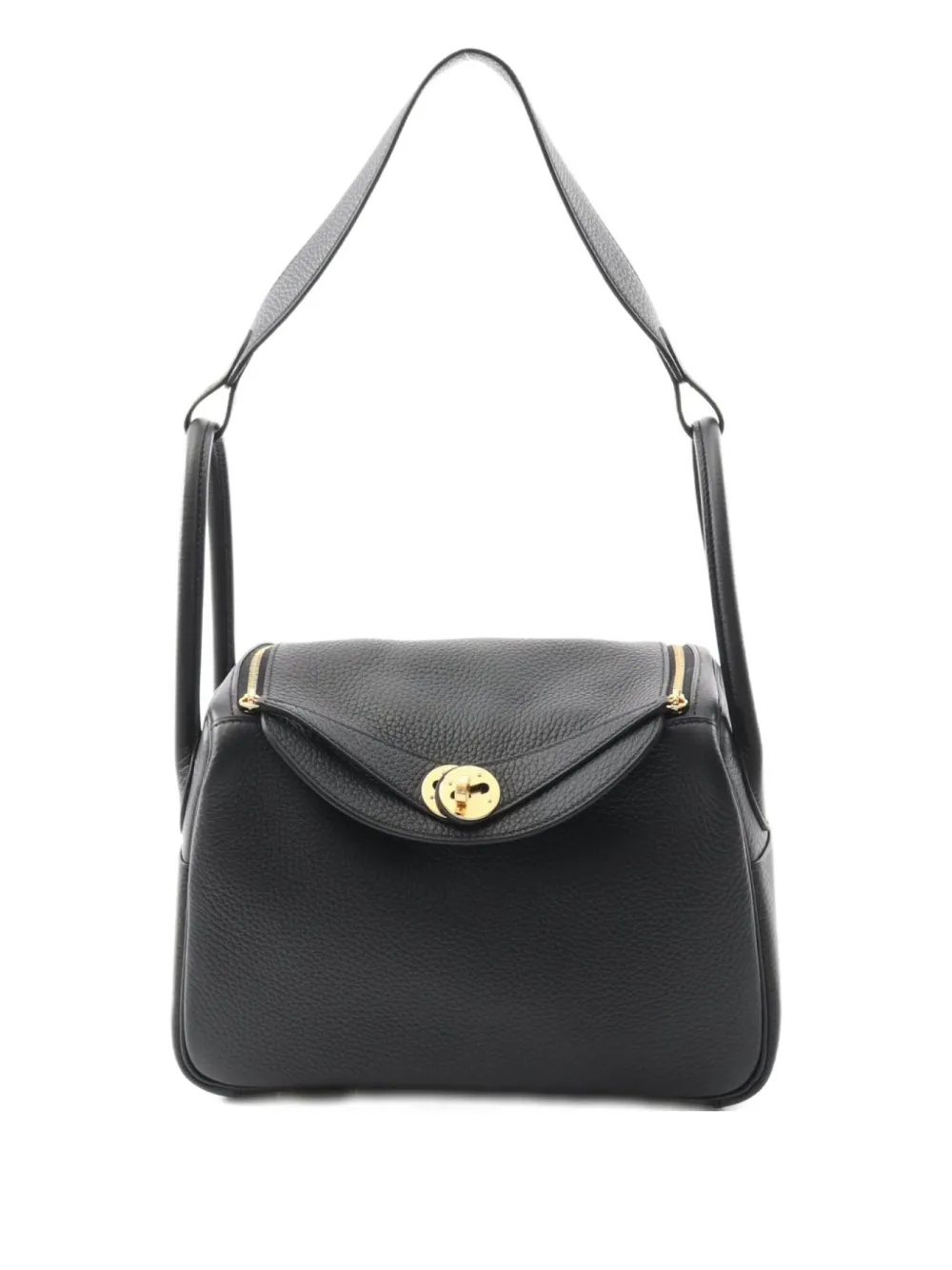 Hermès Pre-Owned 2025 Lindy Clemence Leather shoulder bag | Black | Image 1