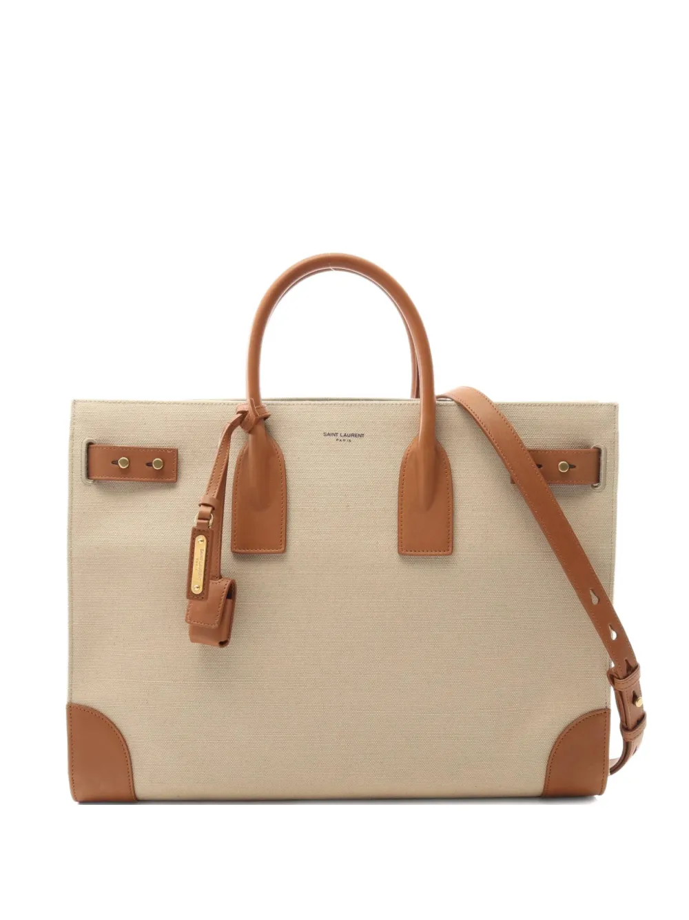 Saint Laurent Pre-Owned 2021 large Shin handbag | Neutrals | Image 1