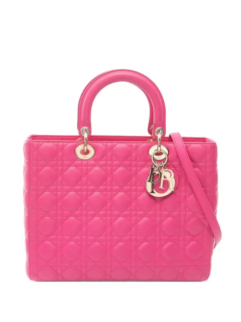 Christian Dior Pre-Owned 2010s large Lady Dior handbag