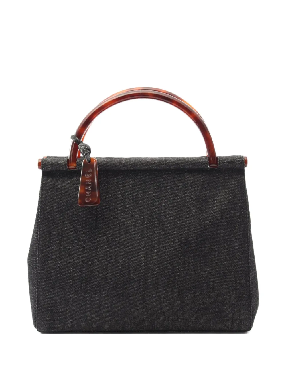CHANEL Pre-Owned 1997-1999 デニム ハンドバッグ - グレー CHANEL Pre-Owned 1997-1999 デニム ハンドバッグ - グレー