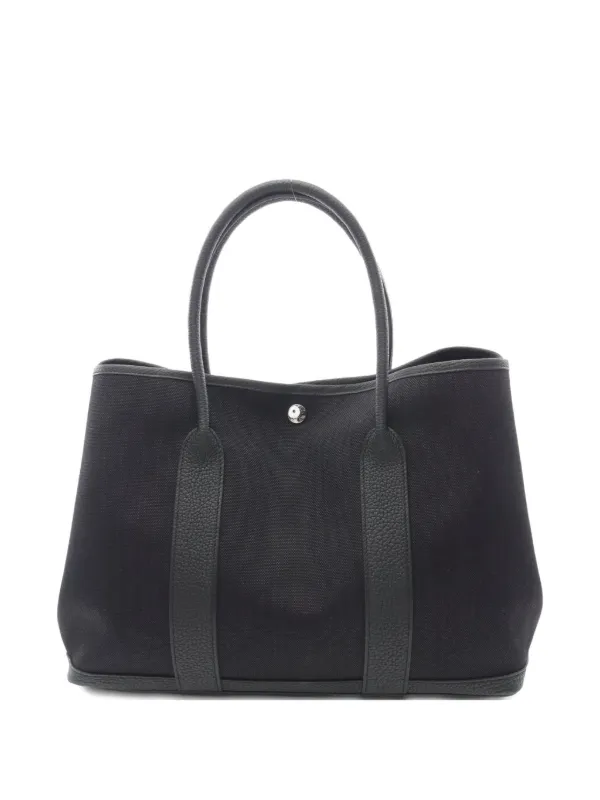 Hermès Pre-Owned 2025 Garden Party PM Negonda Leather Trim