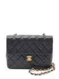 CHANEL Pre-Owned 1989 mini Matelasse chain shoulder bag - Black