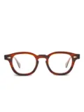 JULIUS TART OPTICAL round-frame glasses - Brown
