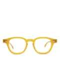 JULIUS TART OPTICAL round-frame sunglasses - Yellow