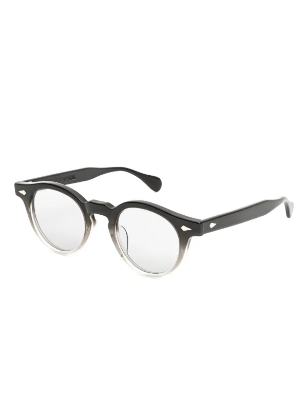 JULIUS TART OPTICAL Harold round-frame Glasses | Black | FARFETCH RO