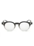 JULIUS TART OPTICAL Harold round-frame glasses - Black