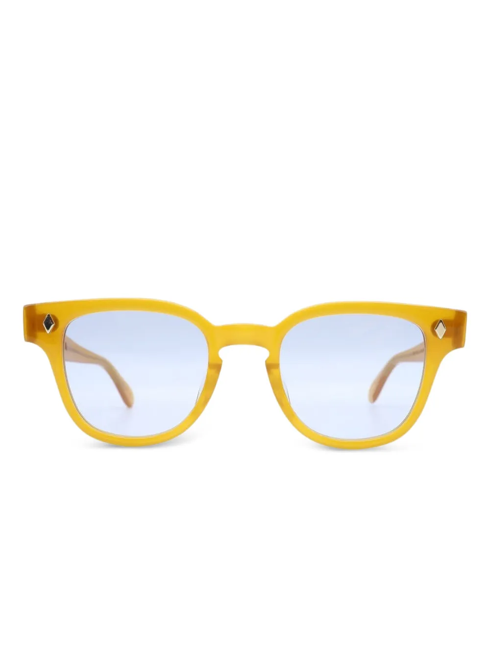 JULIUS TART OPTICAL Bryan round-frame sunglasses | Yellow | Image 1