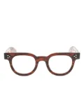 JULIUS TART OPTICAL round glasses - Brown