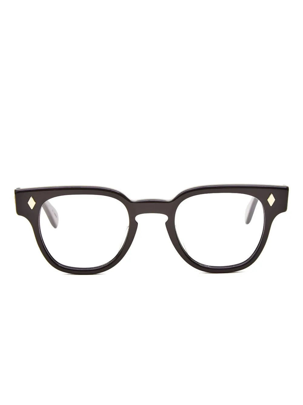 JULIUS TART OPTICAL lunettes de vue BRYAN à ornements de diamants | noir | Image 1