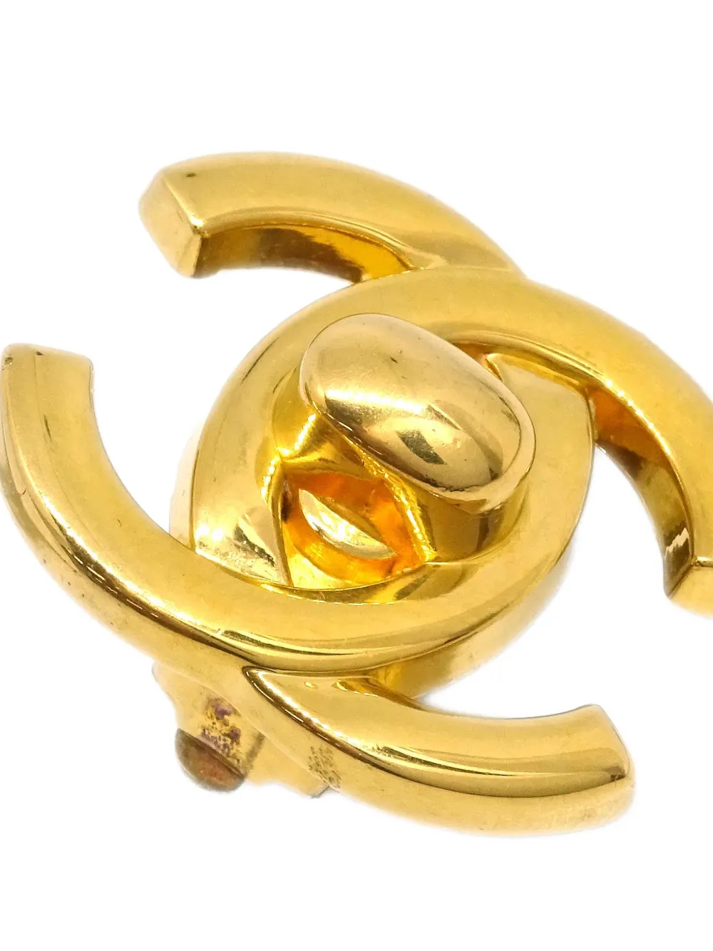 1996 Cc Turnlock Cllip-On Earrings