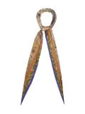 Pierre-Louis Mascia Aloeuw floral-print silk scarf - Neutrals