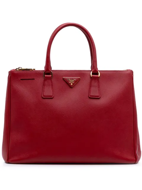 Prada Pre-Owned Borsa Lux Galleria grande in pelle Saffiano con doppia zip 2000-2025