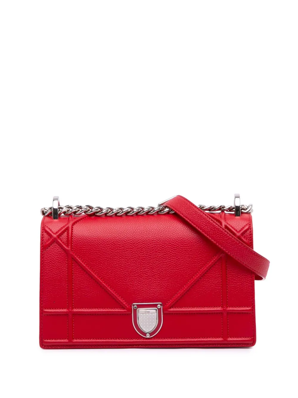Christian Dior Pre-Owned 2016 Small Grained Calfskin Diorama Flap Christian Dior Pre-Owned 2016 Small Grained Calfskin Diorama Flap