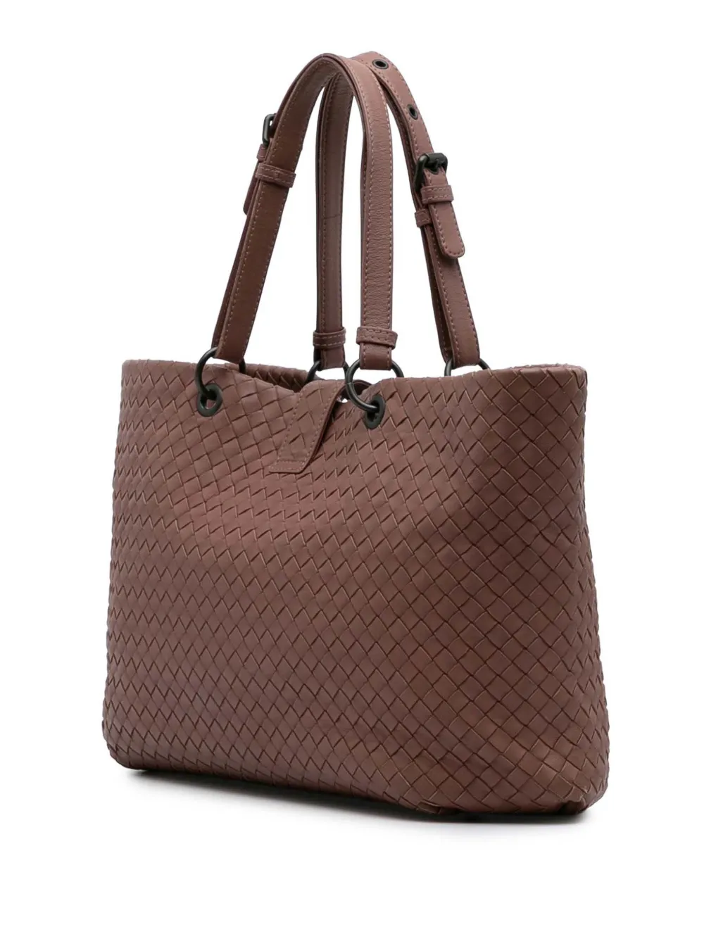 Pre-owned Bottega Veneta 2012-2024 Large Nappa Intrecciato Capri Tote Bag